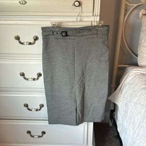 Ann Taylor Houndstooth Print Skirt